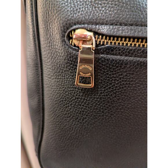 Coach Womens Vintage Leather Crossbody Black Handbag - Picture 8 of 16